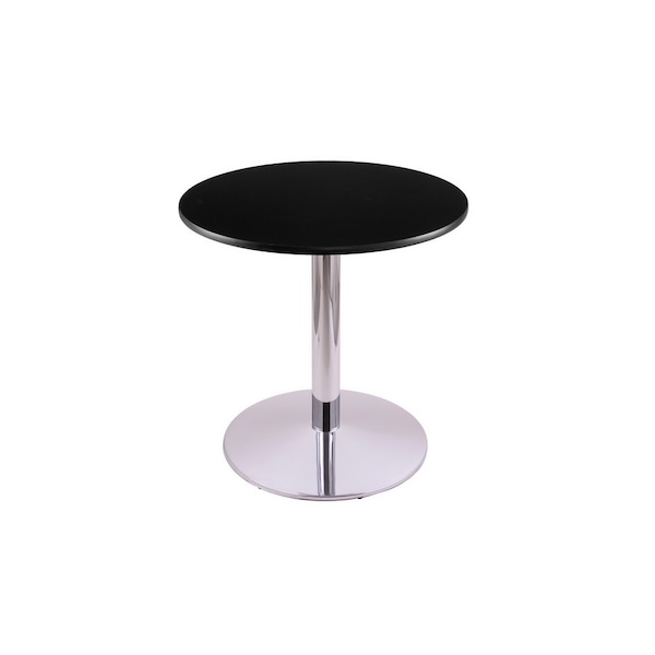 30" 214 Chrome Table, 24" dia. Top